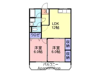 アリイヴィラ【102号室】の間取り