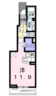 クラールK【106号室】の間取り