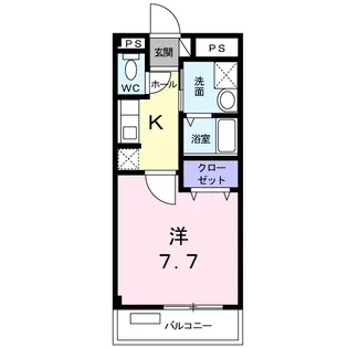 エスポワール宮本【2階】の間取り