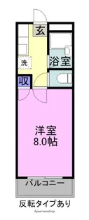 オーシャンビューⅤ【311号室】の間取り