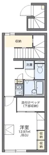 レオパレスメルベーユⅡ【205号室】の間取り