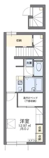 レオパレスソレーユ スリー【203号室】の間取り