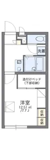 レオパレスビレッジ田園【201号室】の間取り