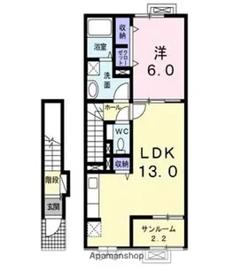 デイジー ベル【203号室】の間取り