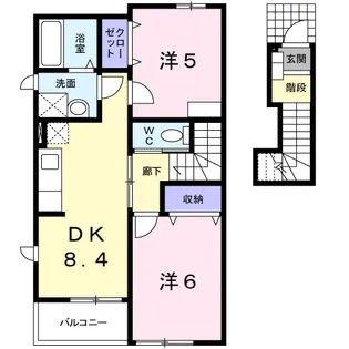 アトールⅠ【2階】の間取り