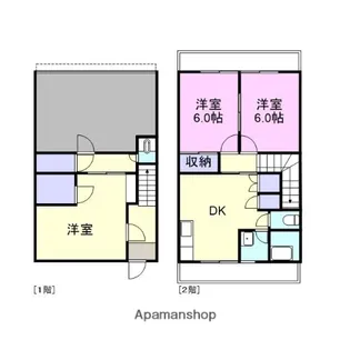 ハイツR【B号室】の間取り
