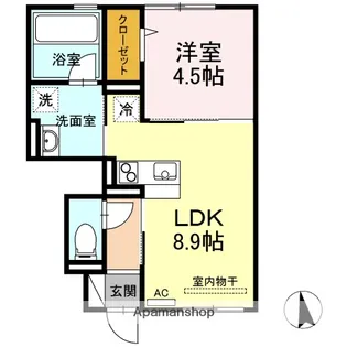 VILLE NOUVELLEⅡ【1階】の間取り