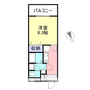 パルティーレ【303号室】の間取り