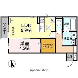 リカーム−オクト オクト【102号室】の間取り