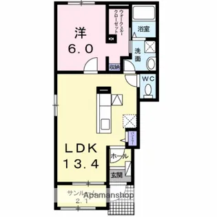 アメージングⅢ【1階】の間取り