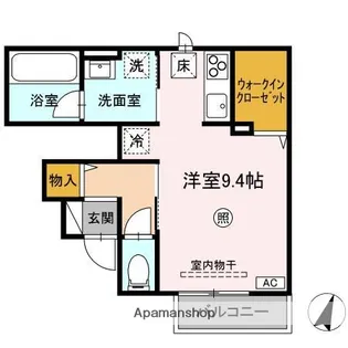 セレニテ【1階】の間取り
