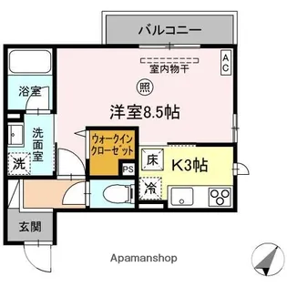 サンライズ【1階】の間取り
