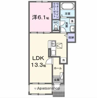 ソラリスガーデン【1階】の間取り
