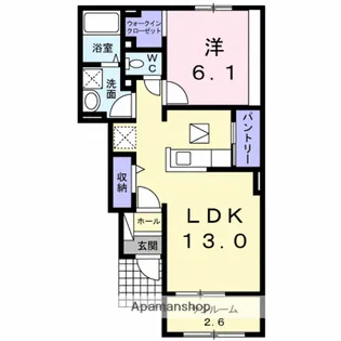 メゾンドグレイスⅡ【103号室】の間取り