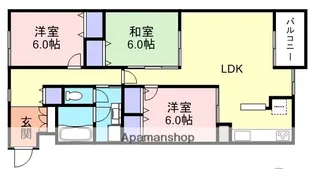 YNT第1マンション【207号室】の間取り