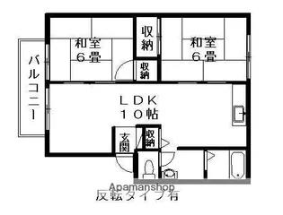 エアフォルクC棟【205号室】の間取り