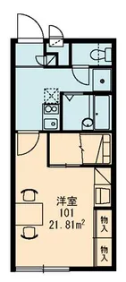 レオパレスラーク【2階】の間取り
