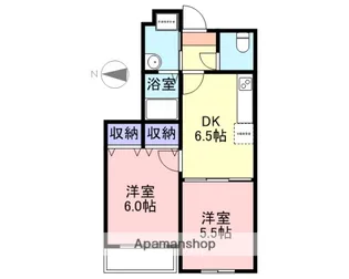 グランシティ C棟【101号室】の間取り