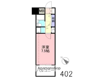 ライオンズマンション米子東町【402号室】の間取り