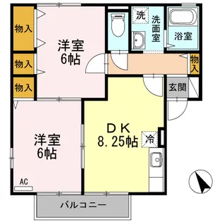 ナル・グランデU D棟【201号室】の間取り