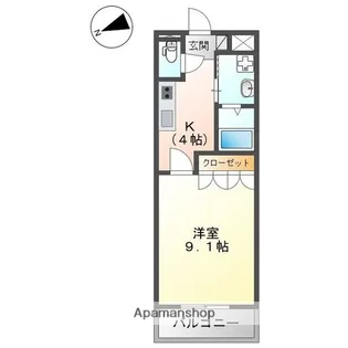 YKパレス【103号室】の間取り