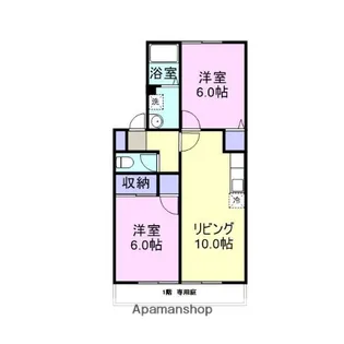 サンハイム井上C棟【101号室】の間取り