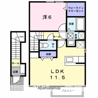 サンリュー 07 A【203号室】の間取り