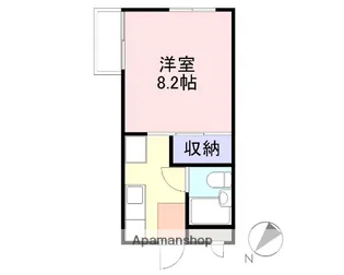 シャンボール5【305号室】の間取り