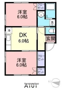 プレシャスA棟【101号室】の間取り
