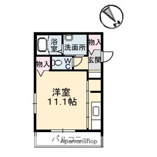 ジュネス・アニー A【301号室】の間取り