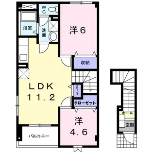 パークサイド【2階】の間取り