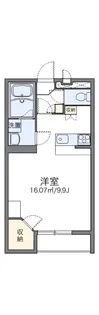 レオパレスシュエット【103号室】の間取り