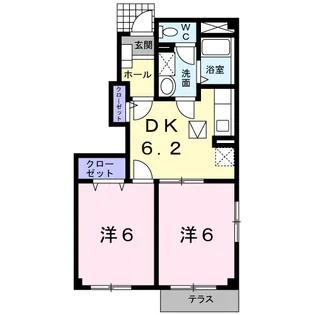 モクレレ【1階】の間取り