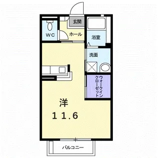 アイリス【1階】の間取り