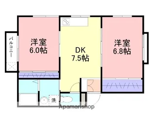 プランドールY【2階】の間取り