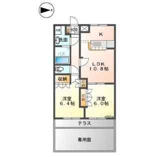 レジェンド【101号室】の間取り