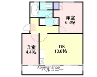 マルタカマンション【1階】の間取り