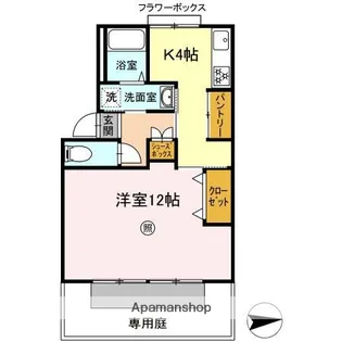 鳥取県米子市皆生新田1丁目【アパート】の間取り