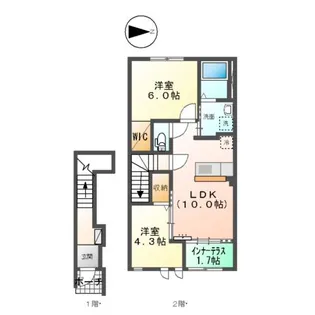 シャイニーヒルズ【2階】の間取り