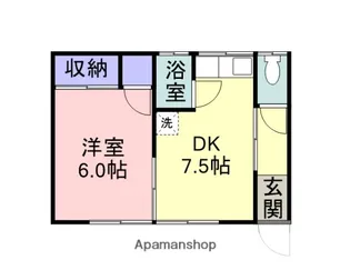 NEW FITⅩ【201号室】の間取り