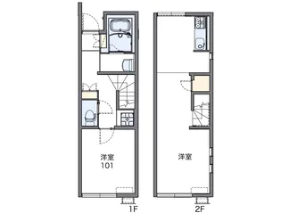 レオネクストMYAN 参番館【104号室】の間取り