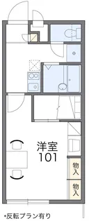 レオパレスヤマサ【207号室】の間取り