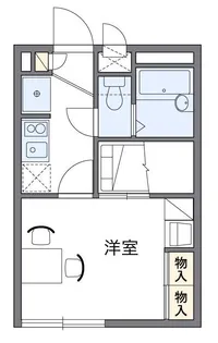 レオパレスCOMETS【104号室】の間取り