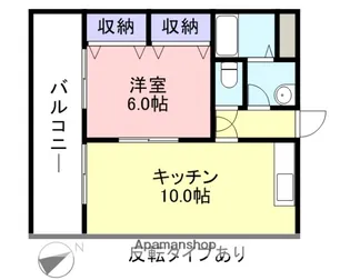 アコール【105号室】の間取り