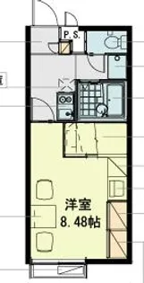 レオパレスアルシオーネ【205号室】の間取り