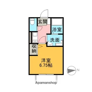 パルティール【201号室】の間取り