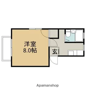 キャステロット【2階】の間取り