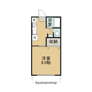 エルベ【201号室】の間取り