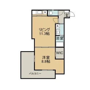 SCENE 砂子【2階】の間取り