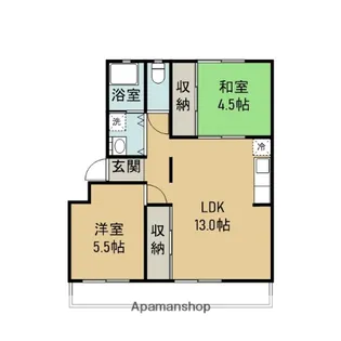 マンション野津【303号室】の間取り
